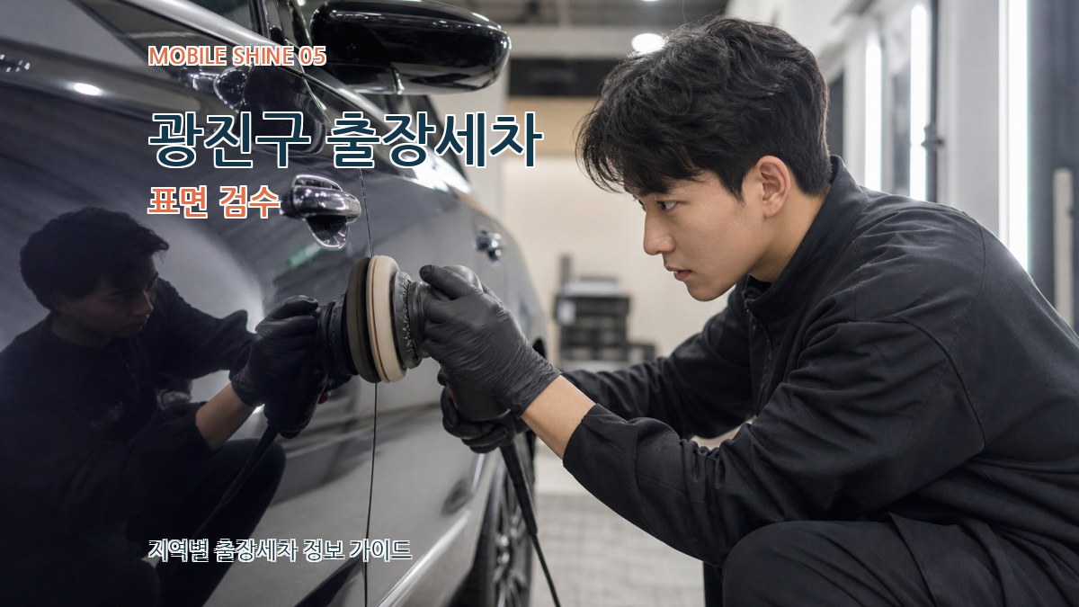광진구 출장세차 표면 검수
