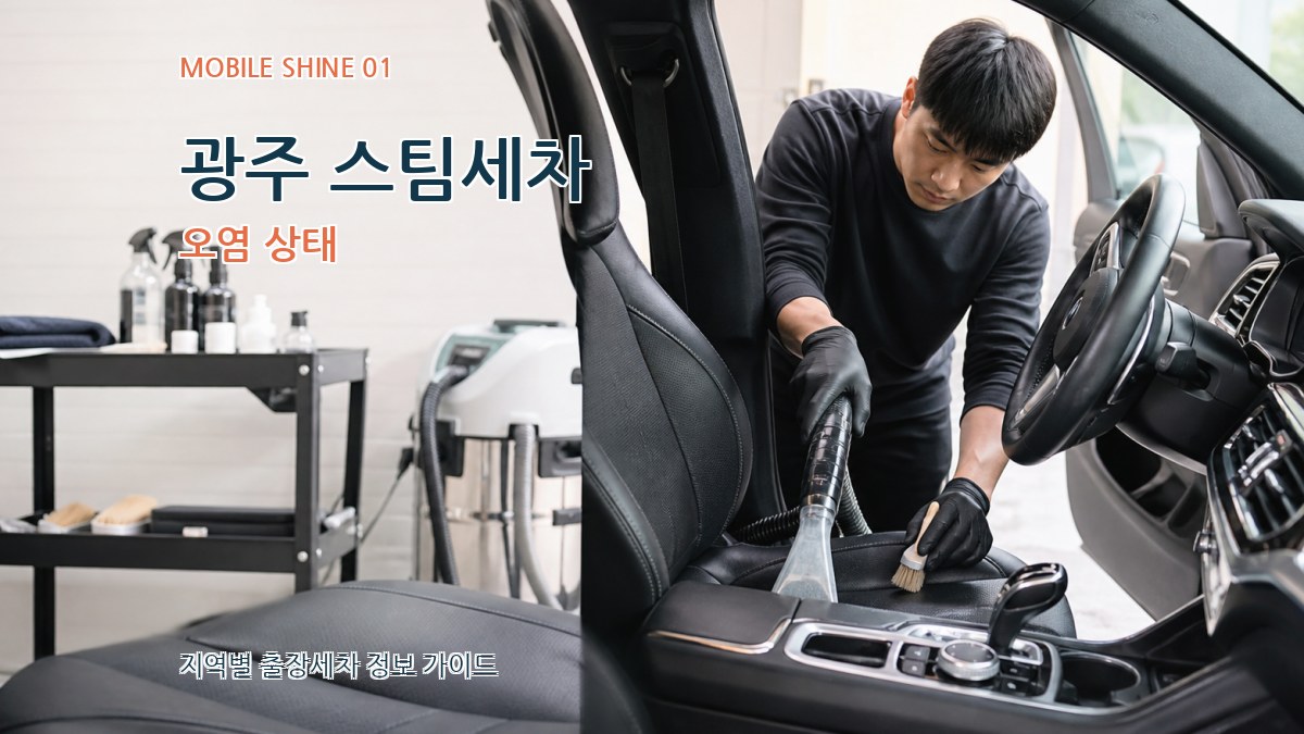 광주 스팀세차