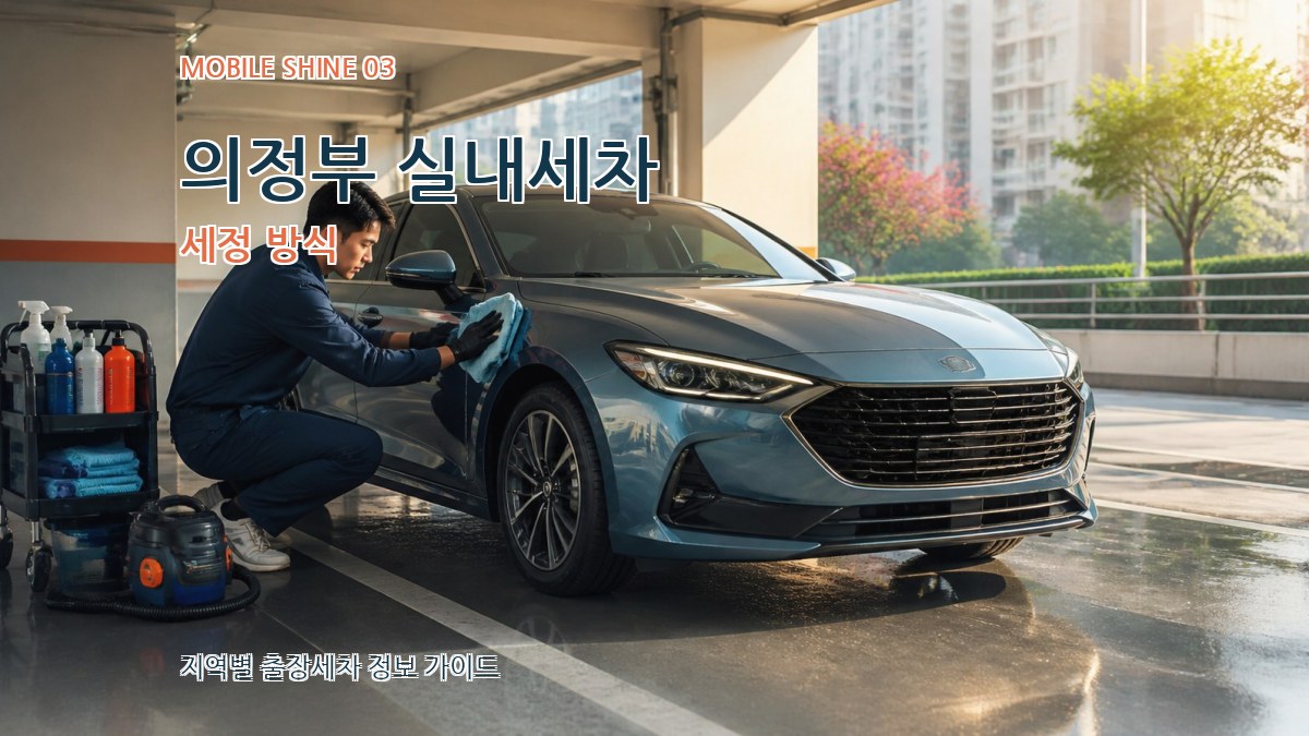 의정부 실내세차 세정 방식