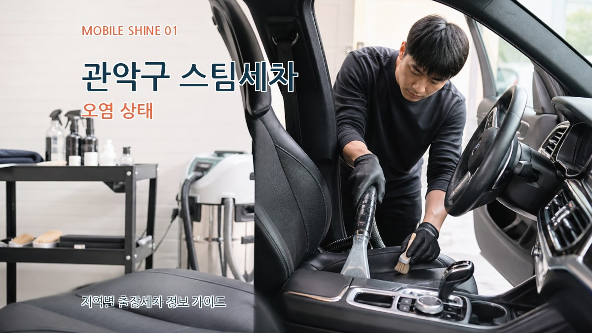 관악구 스팀세차