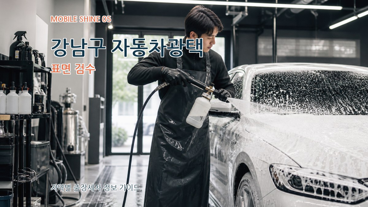 강남구 자동차광택 표면 검수