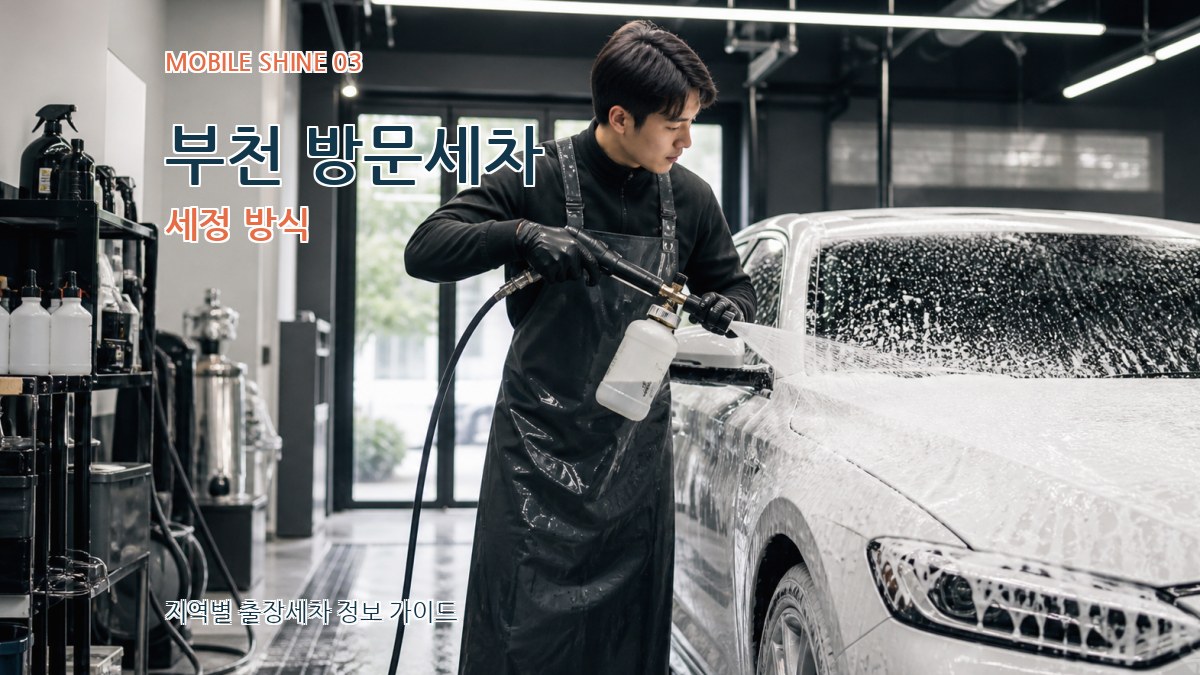 부천 방문세차 세정 방식