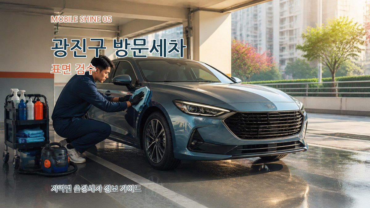 광진구 방문세차 표면 검수
