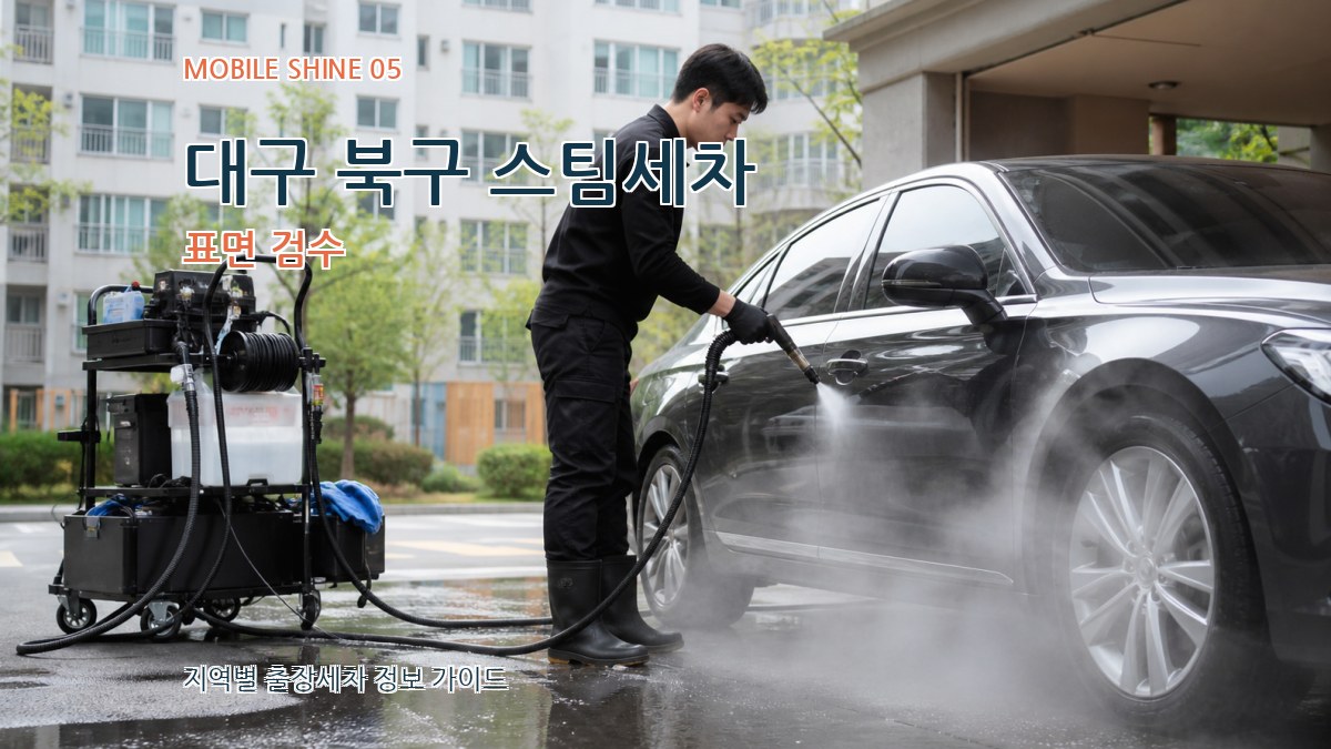 대구 북구 스팀세차 표면 검수