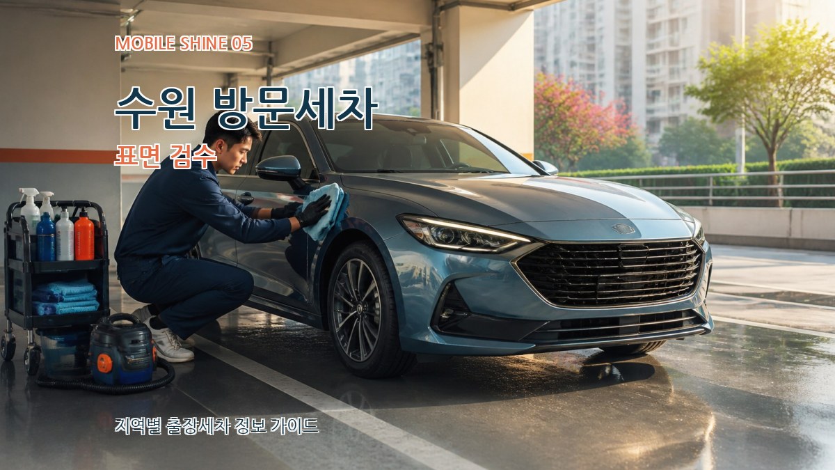 수원 방문세차 표면 검수