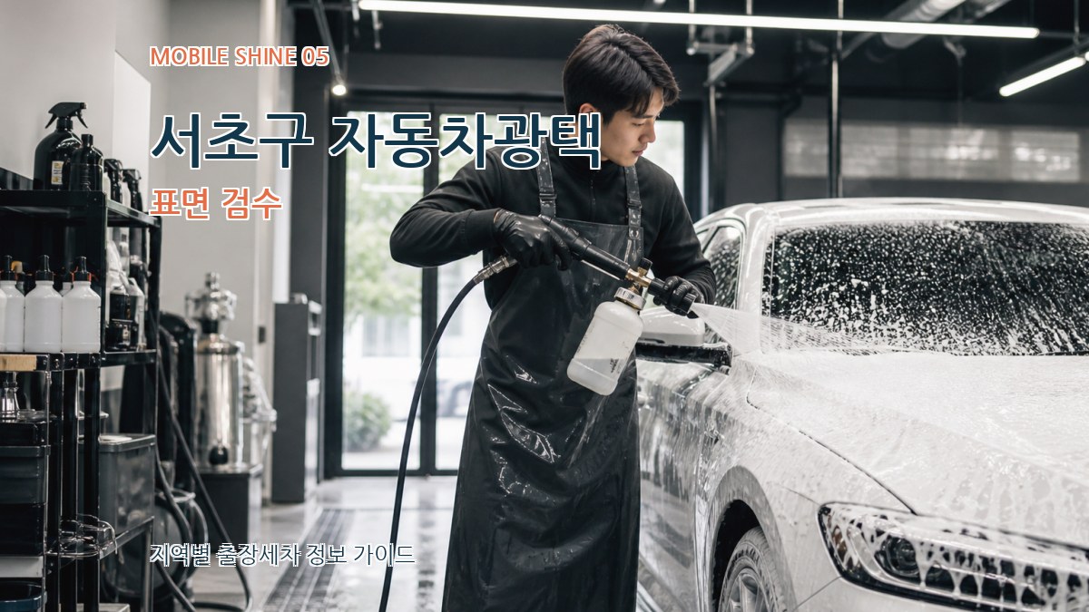 서초구 자동차광택 표면 검수