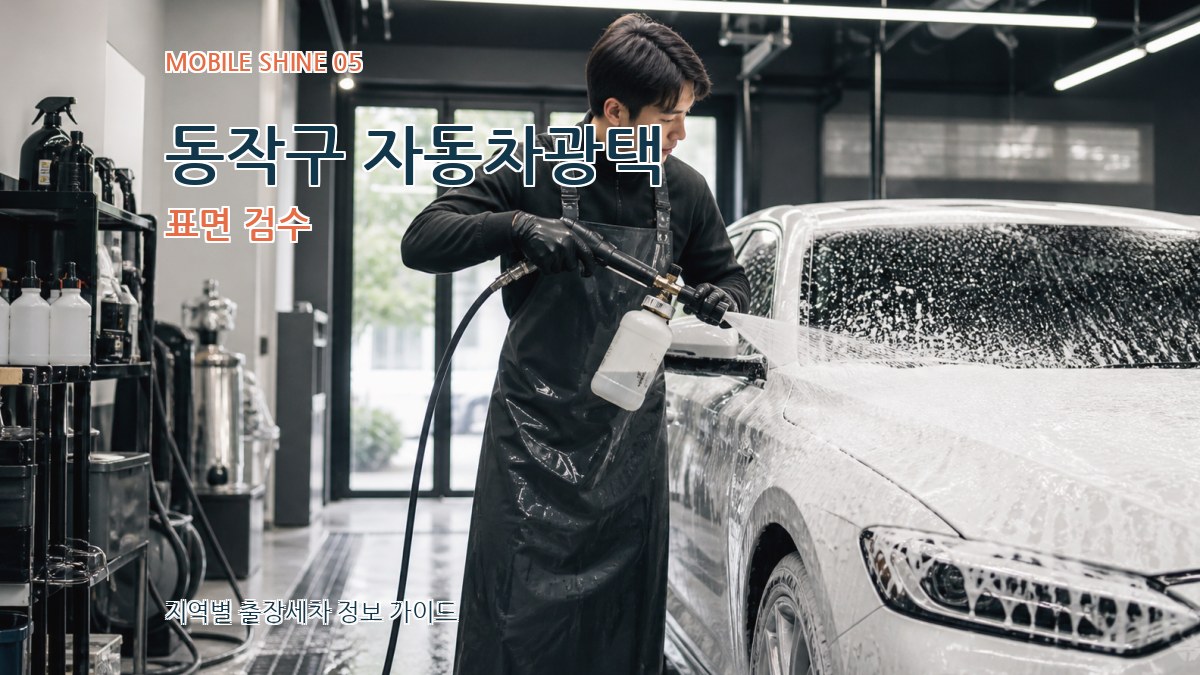 동작구 자동차광택 표면 검수