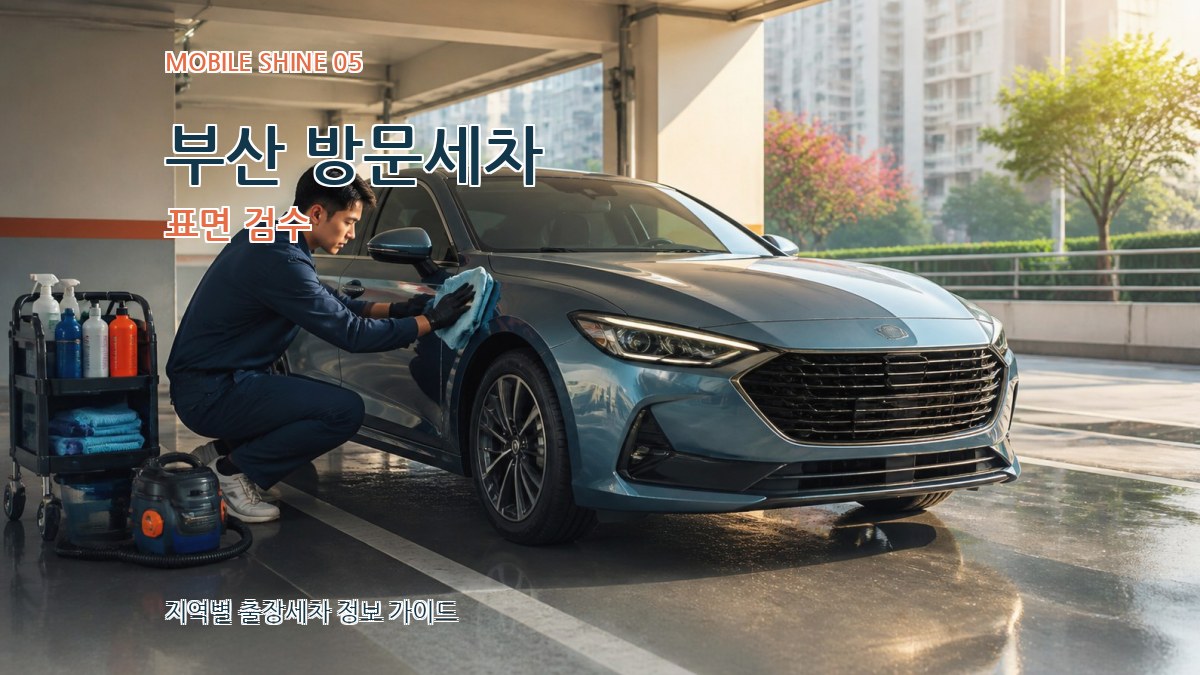 부산 방문세차 표면 검수