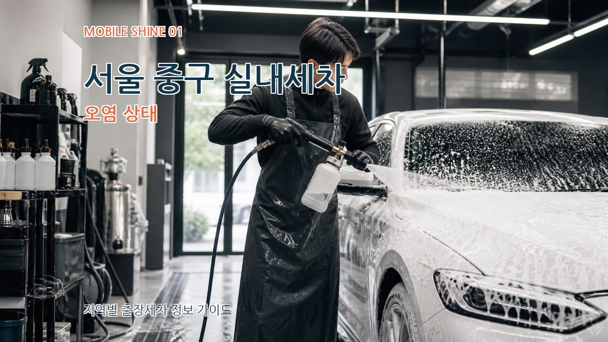 서울 중구 실내세차
