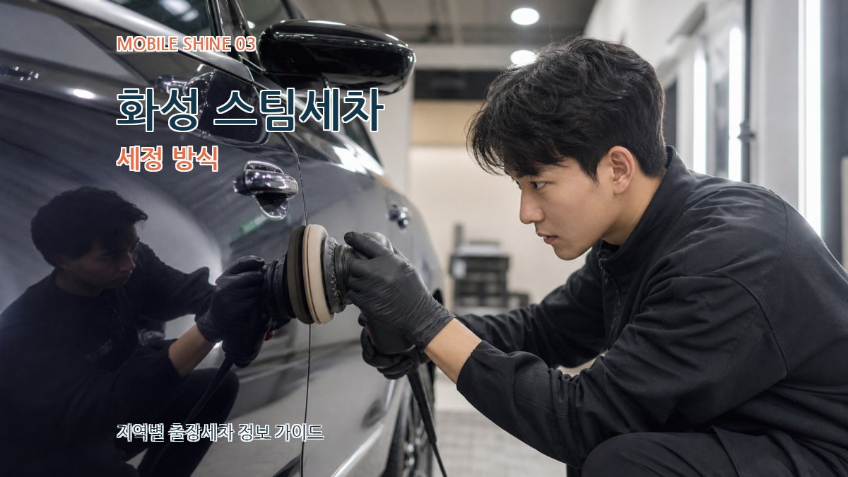 화성 스팀세차 세정 방식