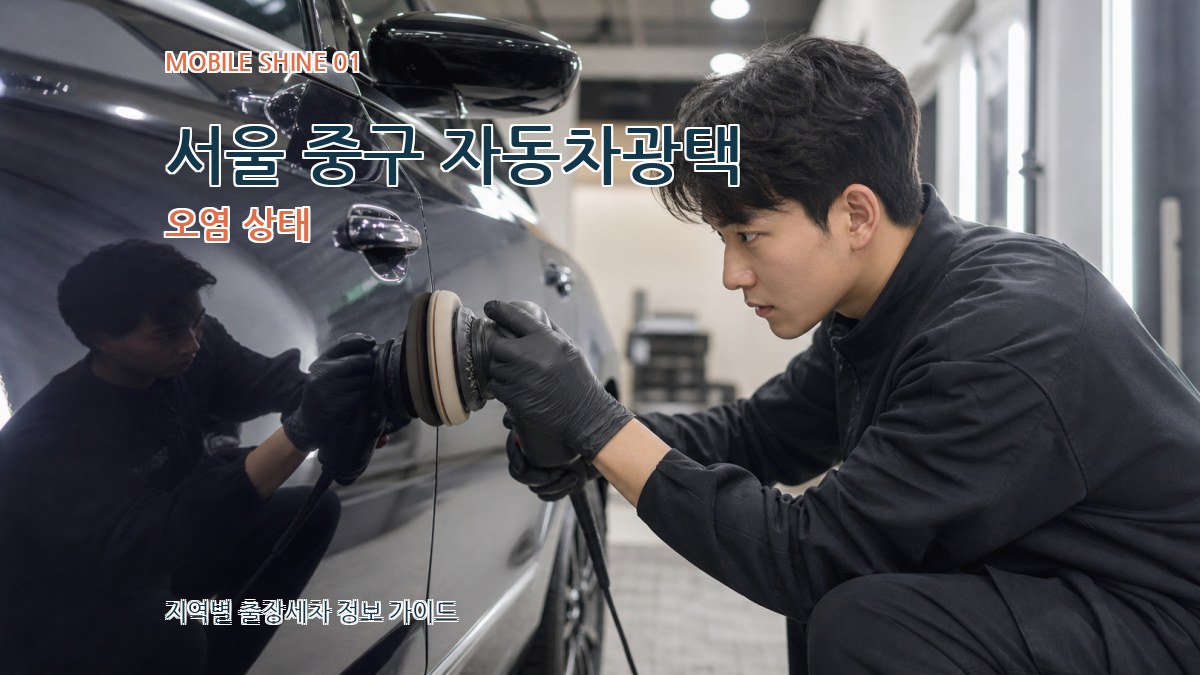 서울 중구 자동차광택