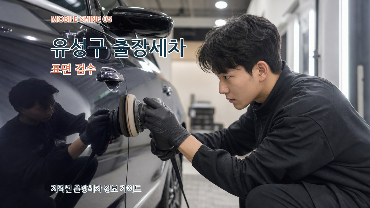 유성구 출장세차 표면 검수