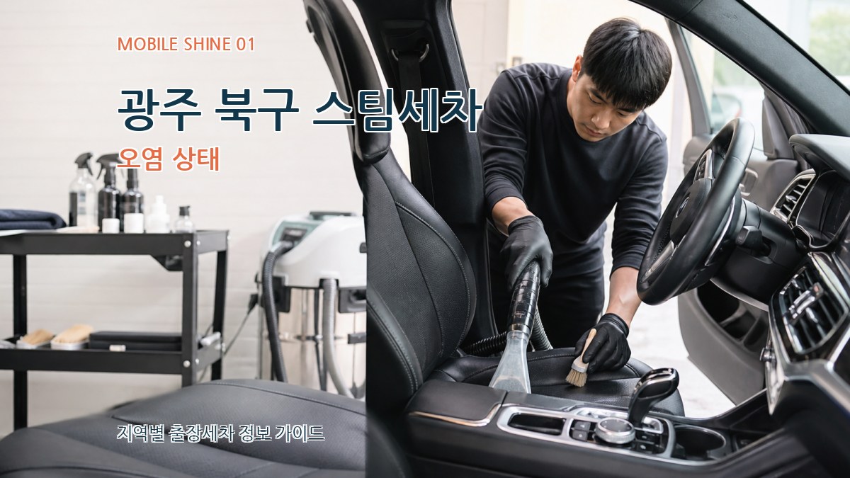 광주 북구 스팀세차