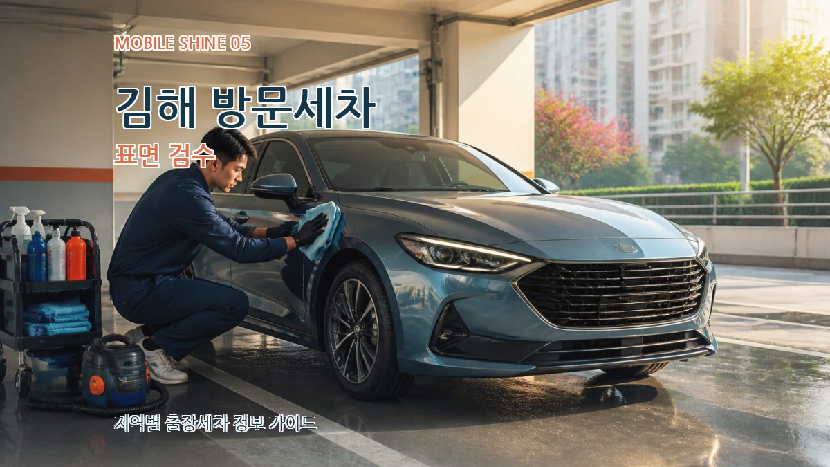 김해 방문세차 표면 검수