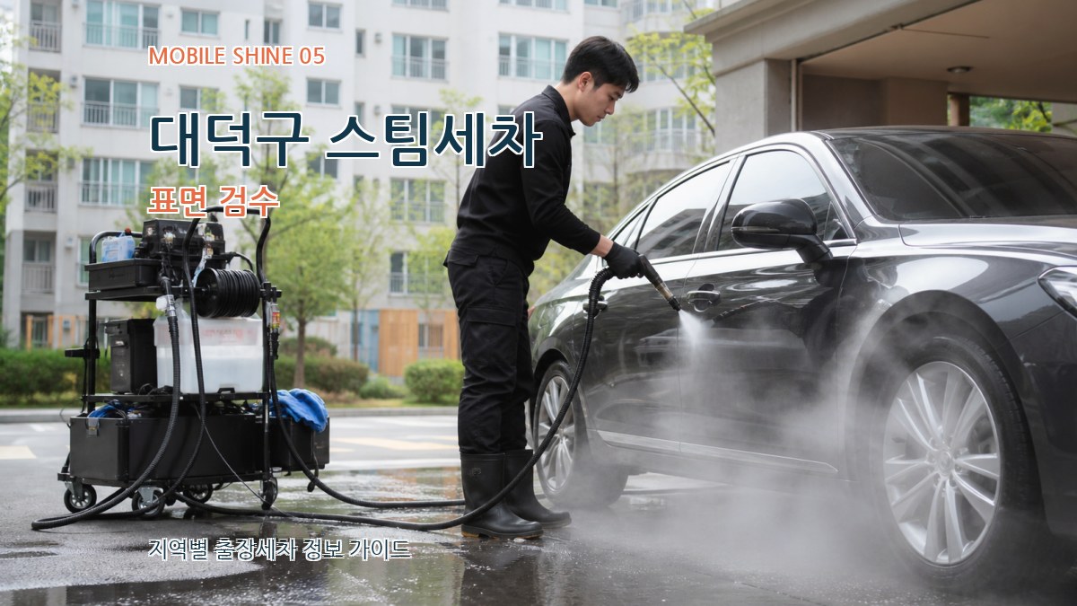 대덕구 스팀세차 표면 검수