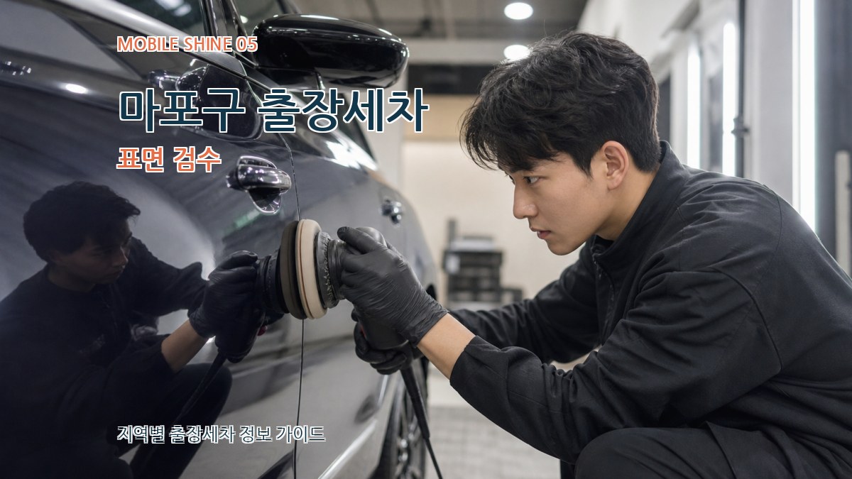 마포구 출장세차 표면 검수