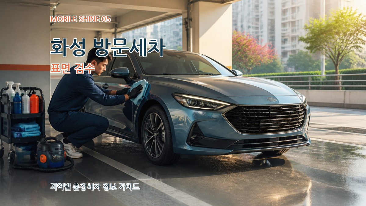 화성 방문세차 표면 검수
