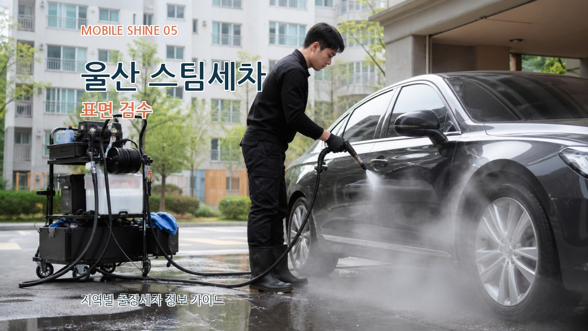울산 스팀세차 표면 검수