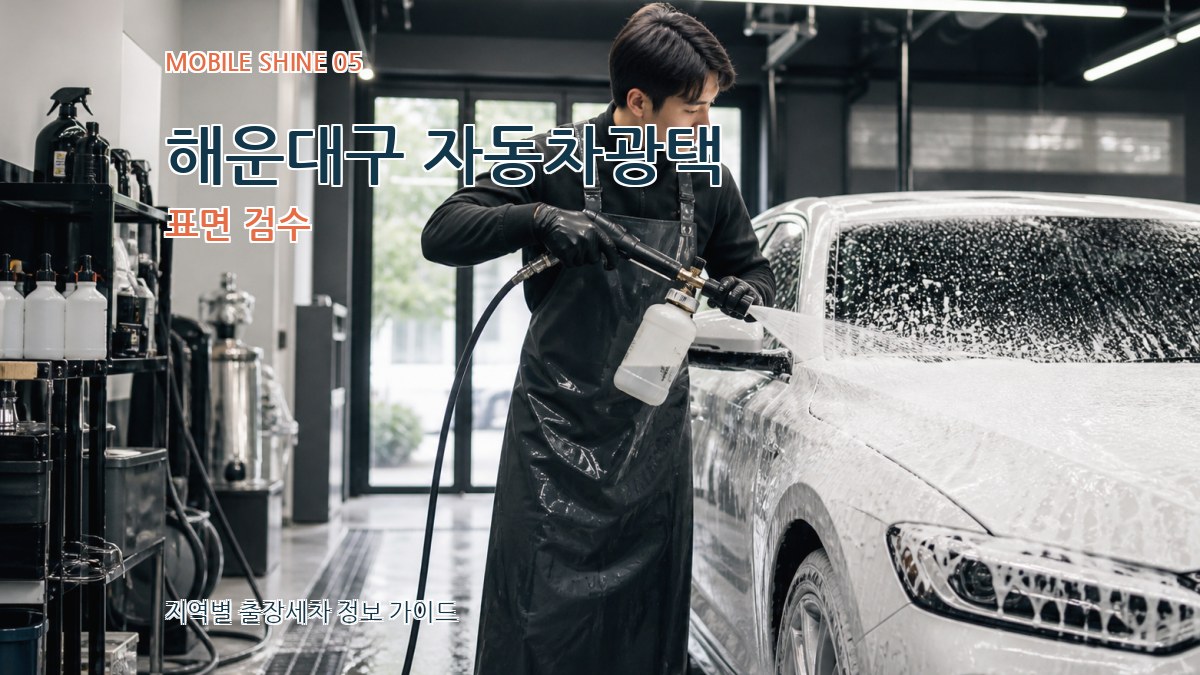 해운대구 자동차광택 표면 검수